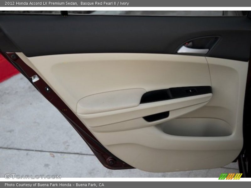 Basque Red Pearl II / Ivory 2012 Honda Accord LX Premium Sedan