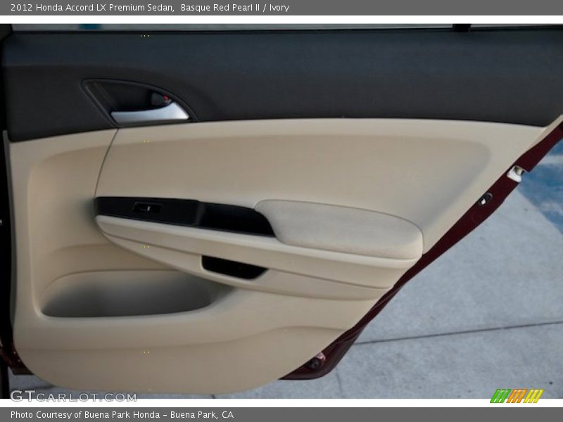 Basque Red Pearl II / Ivory 2012 Honda Accord LX Premium Sedan