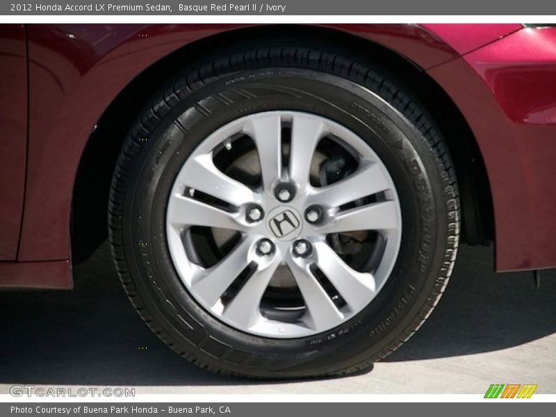 Basque Red Pearl II / Ivory 2012 Honda Accord LX Premium Sedan