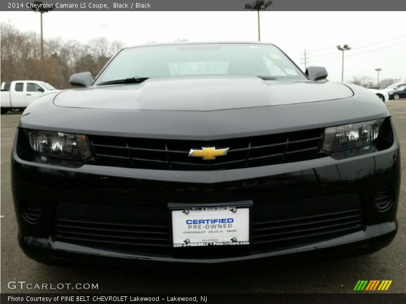 Black / Black 2014 Chevrolet Camaro LS Coupe