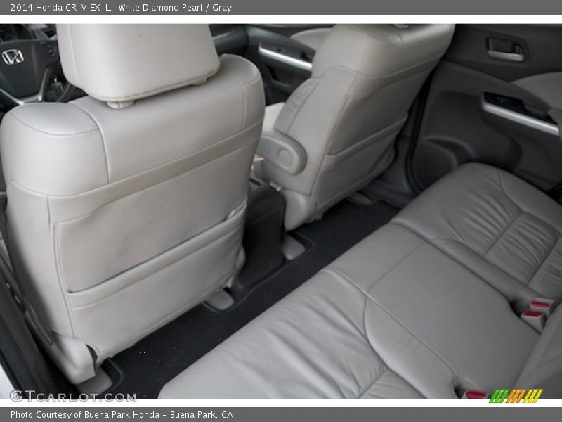 White Diamond Pearl / Gray 2014 Honda CR-V EX-L