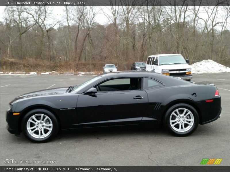 Black / Black 2014 Chevrolet Camaro LS Coupe