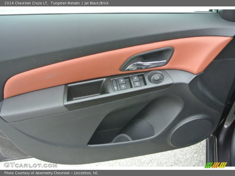Tungsten Metallic / Jet Black/Brick 2014 Chevrolet Cruze LT
