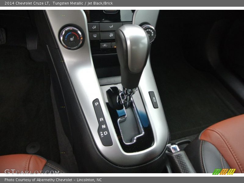 Tungsten Metallic / Jet Black/Brick 2014 Chevrolet Cruze LT