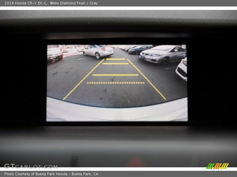 White Diamond Pearl / Gray 2014 Honda CR-V EX-L