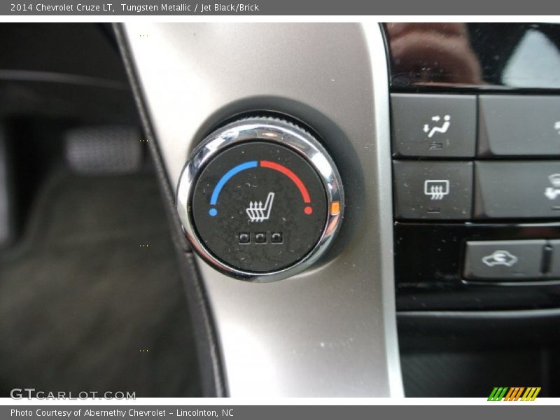 Tungsten Metallic / Jet Black/Brick 2014 Chevrolet Cruze LT