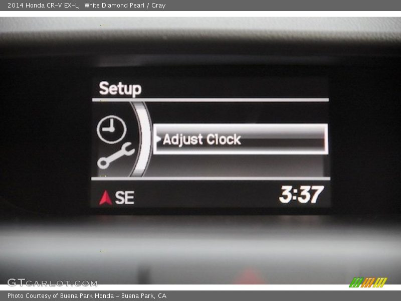 White Diamond Pearl / Gray 2014 Honda CR-V EX-L