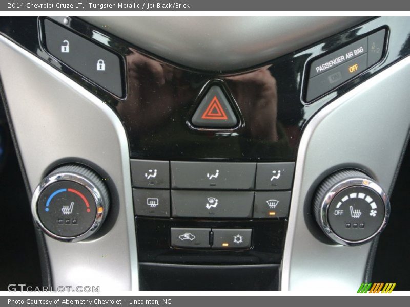 Tungsten Metallic / Jet Black/Brick 2014 Chevrolet Cruze LT