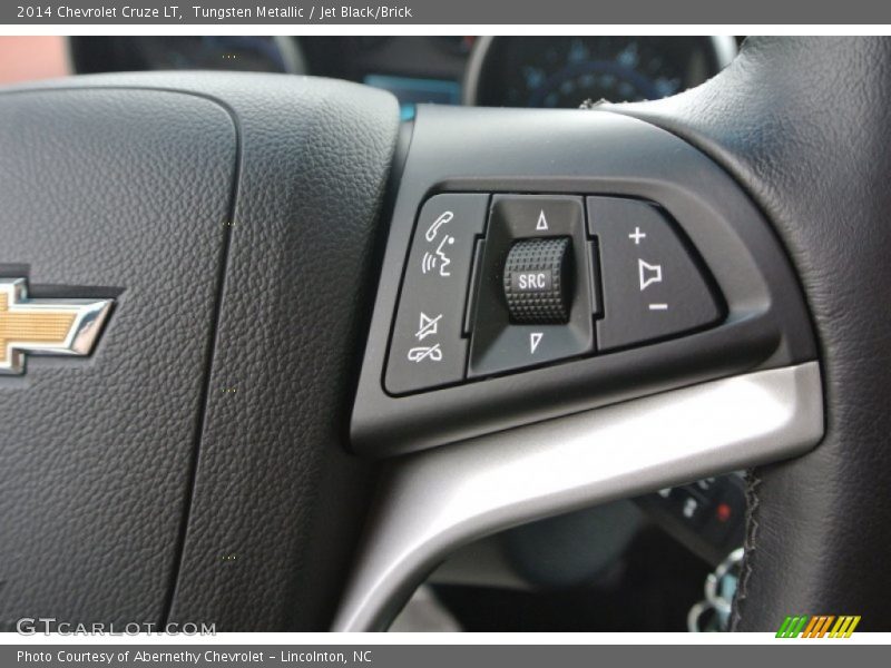 Tungsten Metallic / Jet Black/Brick 2014 Chevrolet Cruze LT