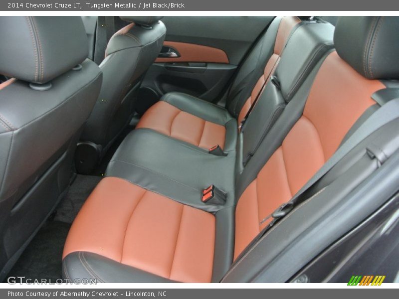 Tungsten Metallic / Jet Black/Brick 2014 Chevrolet Cruze LT
