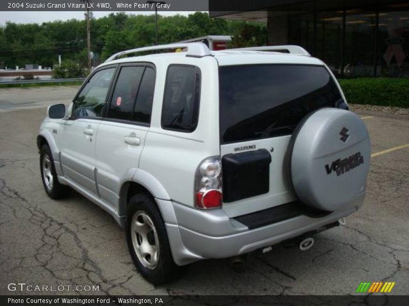 White Pearl / Gray 2004 Suzuki Grand Vitara LX 4WD
