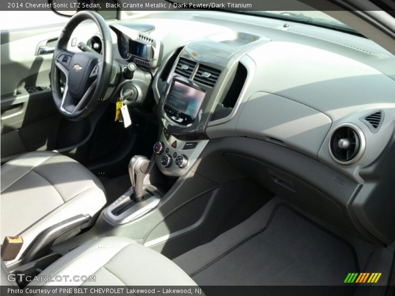 Black Granite Metallic / Dark Pewter/Dark Titanium 2014 Chevrolet Sonic LTZ Sedan