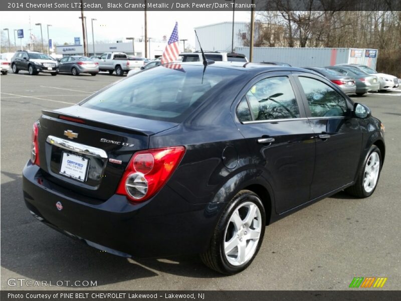 Black Granite Metallic / Dark Pewter/Dark Titanium 2014 Chevrolet Sonic LTZ Sedan