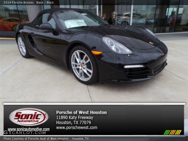 Black / Black 2014 Porsche Boxster