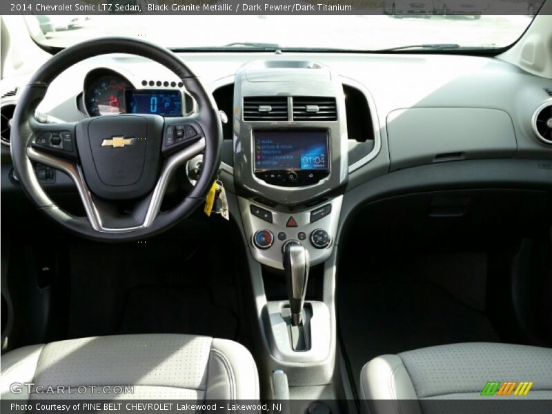 Black Granite Metallic / Dark Pewter/Dark Titanium 2014 Chevrolet Sonic LTZ Sedan