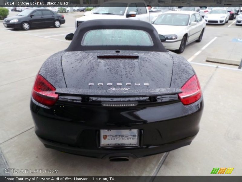 Black / Black 2014 Porsche Boxster
