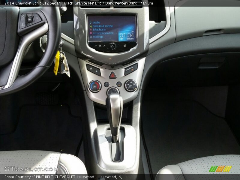 Black Granite Metallic / Dark Pewter/Dark Titanium 2014 Chevrolet Sonic LTZ Sedan