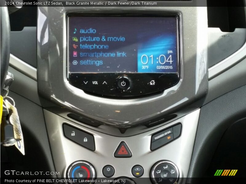 Black Granite Metallic / Dark Pewter/Dark Titanium 2014 Chevrolet Sonic LTZ Sedan