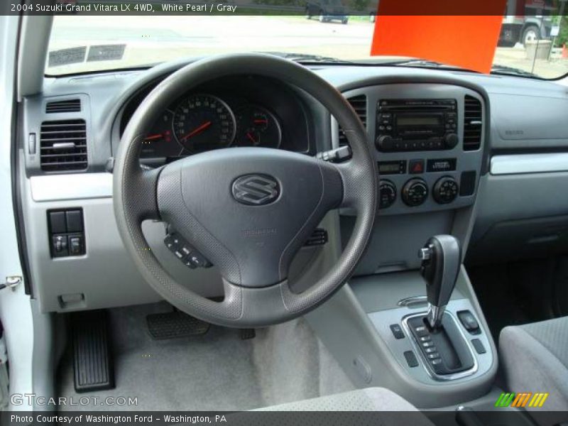 White Pearl / Gray 2004 Suzuki Grand Vitara LX 4WD