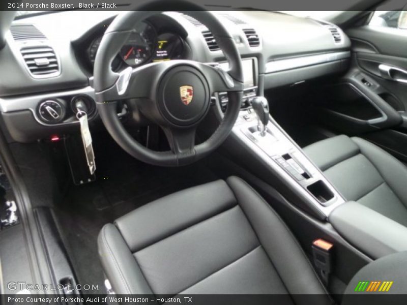 Black / Black 2014 Porsche Boxster