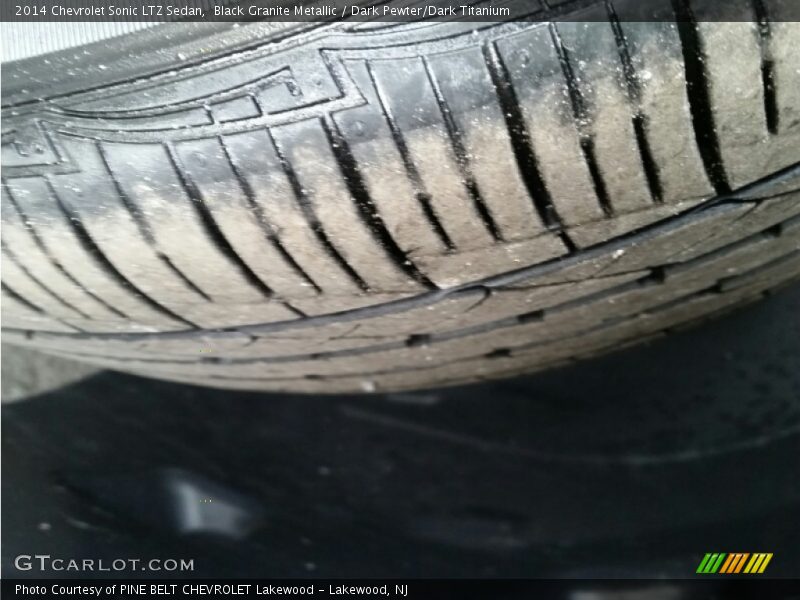 Black Granite Metallic / Dark Pewter/Dark Titanium 2014 Chevrolet Sonic LTZ Sedan