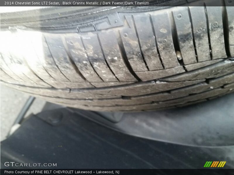 Black Granite Metallic / Dark Pewter/Dark Titanium 2014 Chevrolet Sonic LTZ Sedan