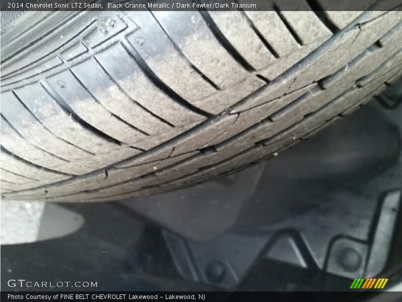 Black Granite Metallic / Dark Pewter/Dark Titanium 2014 Chevrolet Sonic LTZ Sedan