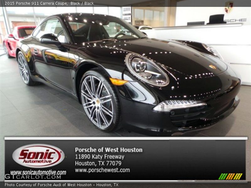 Black / Black 2015 Porsche 911 Carrera Coupe