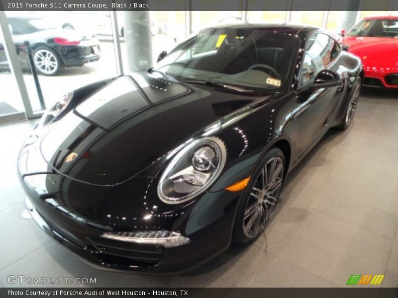 Black / Black 2015 Porsche 911 Carrera Coupe