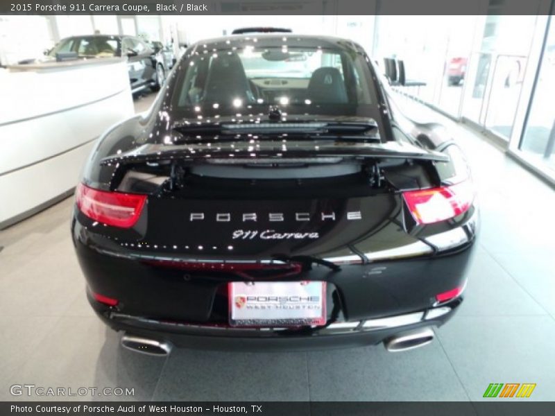 Black / Black 2015 Porsche 911 Carrera Coupe