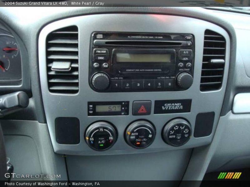 White Pearl / Gray 2004 Suzuki Grand Vitara LX 4WD