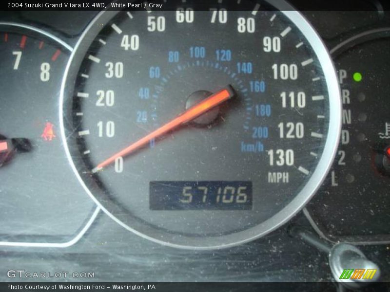 White Pearl / Gray 2004 Suzuki Grand Vitara LX 4WD