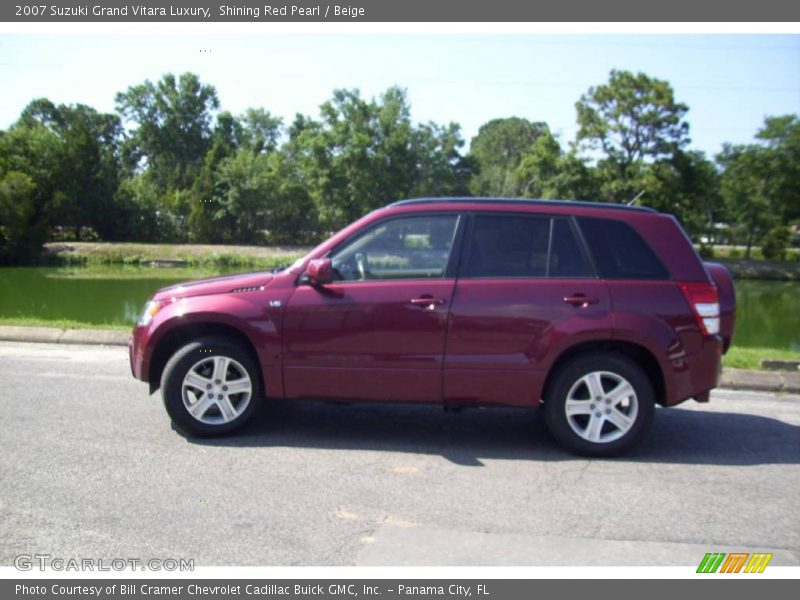 Shining Red Pearl / Beige 2007 Suzuki Grand Vitara Luxury
