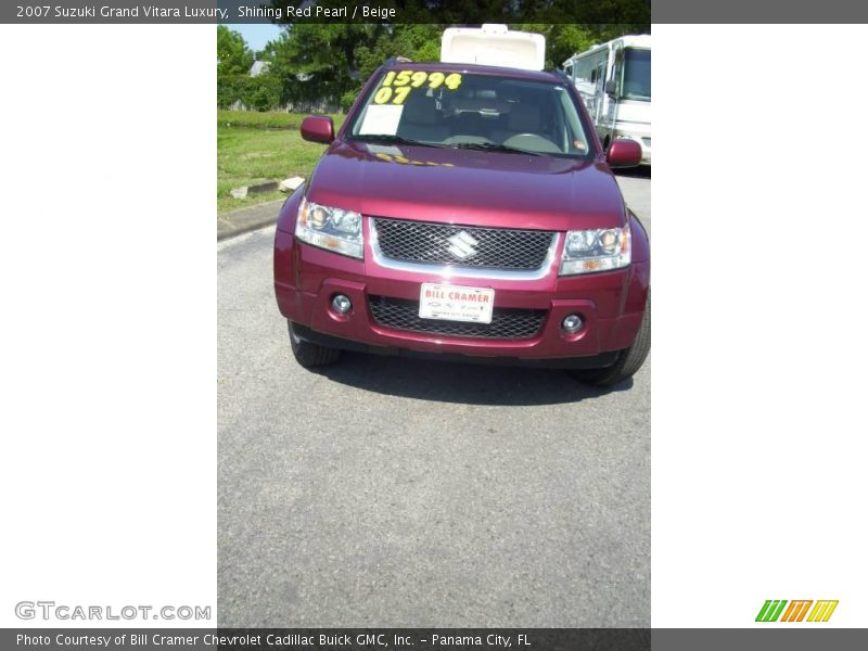Shining Red Pearl / Beige 2007 Suzuki Grand Vitara Luxury