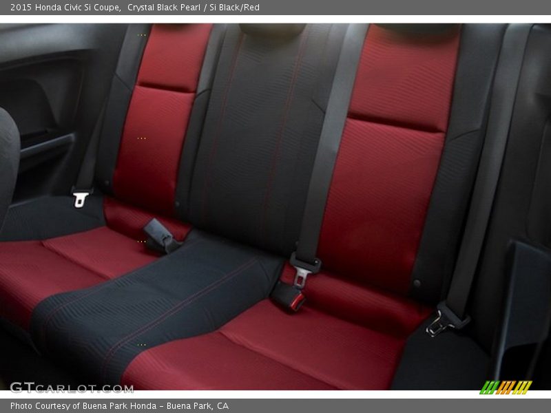 Rear Seat of 2015 Civic Si Coupe