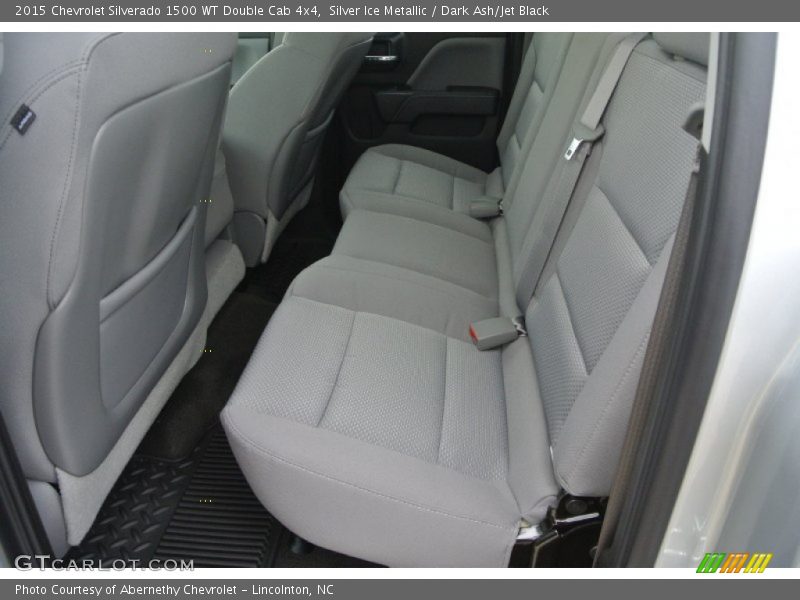 Silver Ice Metallic / Dark Ash/Jet Black 2015 Chevrolet Silverado 1500 WT Double Cab 4x4