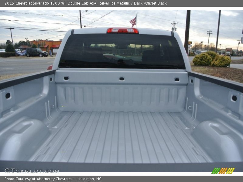 Silver Ice Metallic / Dark Ash/Jet Black 2015 Chevrolet Silverado 1500 WT Double Cab 4x4