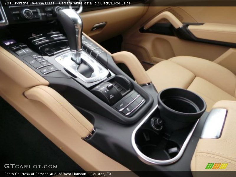 Carrara White Metallic / Black/Luxor Beige 2015 Porsche Cayenne Diesel