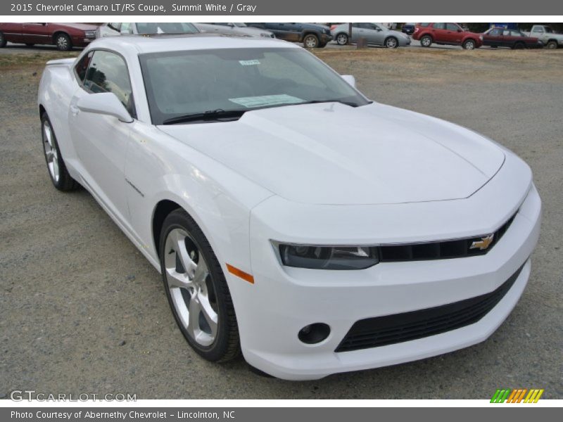 Summit White / Gray 2015 Chevrolet Camaro LT/RS Coupe