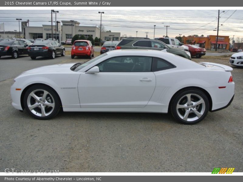 Summit White / Gray 2015 Chevrolet Camaro LT/RS Coupe