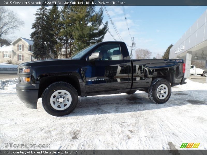 Black / Dark Ash/Jet Black 2015 Chevrolet Silverado 1500 WT Regular Cab 4x4