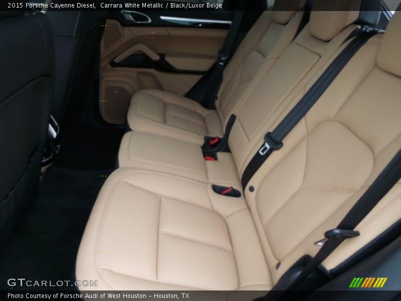 Rear Seat of 2015 Cayenne Diesel