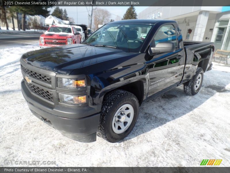Black / Dark Ash/Jet Black 2015 Chevrolet Silverado 1500 WT Regular Cab 4x4