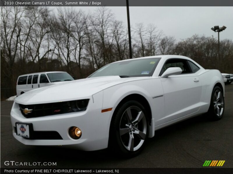 Summit White / Beige 2010 Chevrolet Camaro LT Coupe