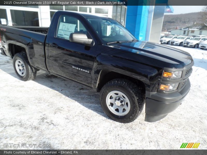 Black / Dark Ash/Jet Black 2015 Chevrolet Silverado 1500 WT Regular Cab 4x4