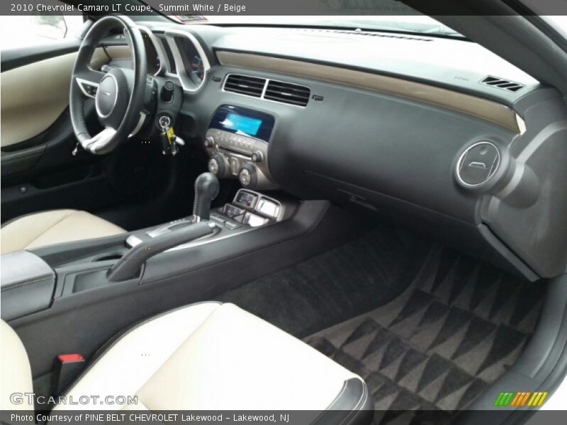 Summit White / Beige 2010 Chevrolet Camaro LT Coupe