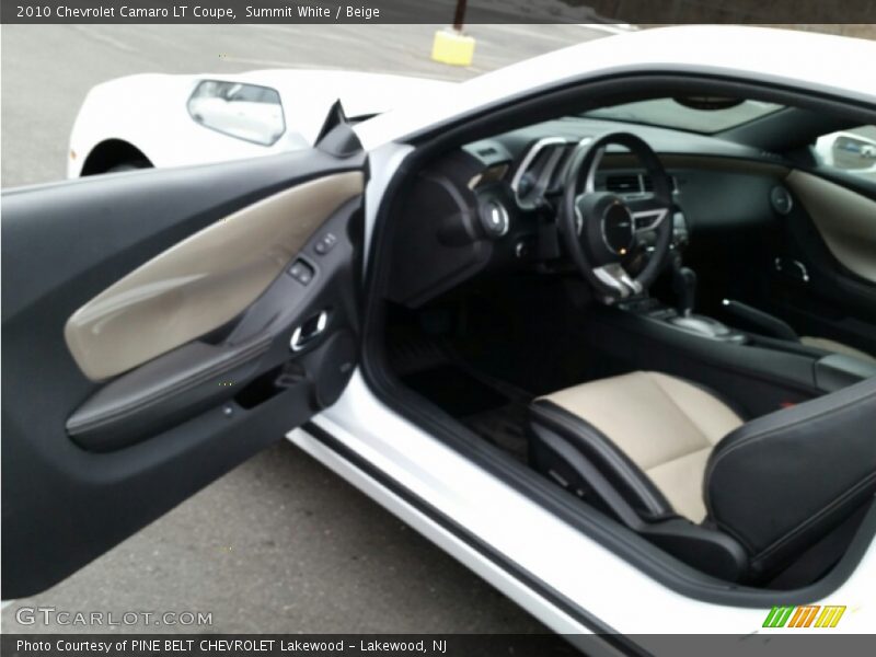 Summit White / Beige 2010 Chevrolet Camaro LT Coupe