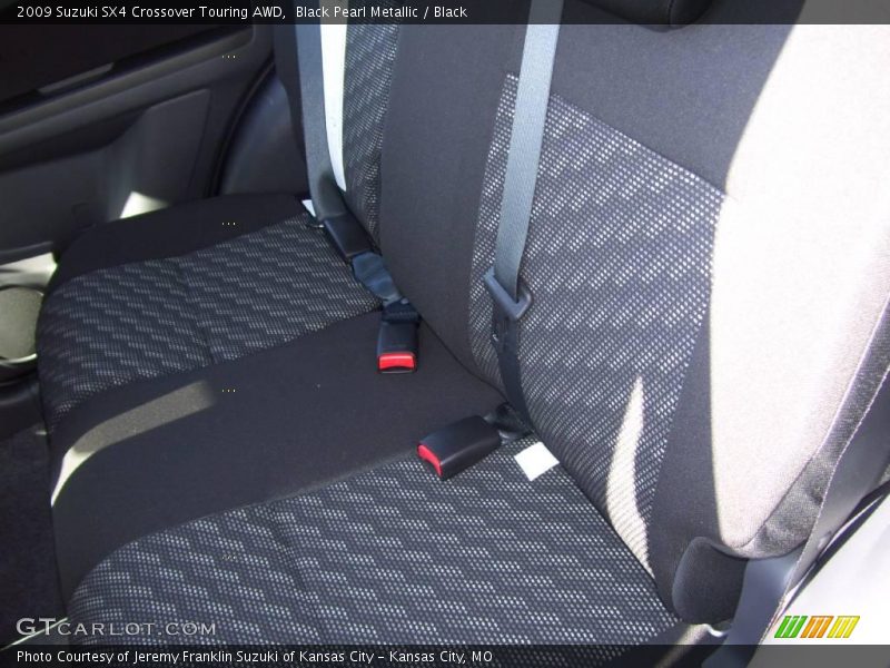 Black Pearl Metallic / Black 2009 Suzuki SX4 Crossover Touring AWD