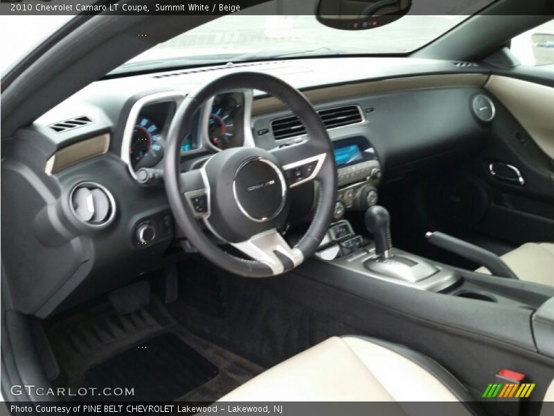  2010 Camaro LT Coupe Beige Interior