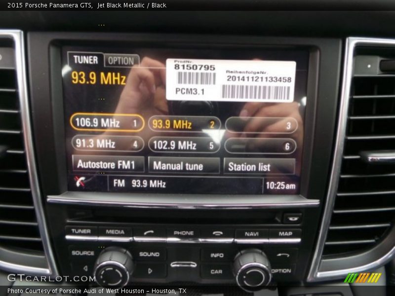 Jet Black Metallic / Black 2015 Porsche Panamera GTS
